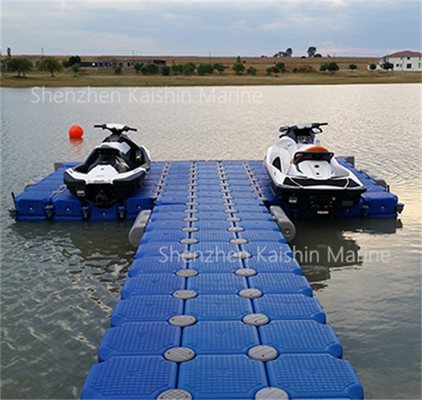 HDPE Modular Floating Dock Portable Floating Cube Pontoon For Jet Ski Boat Easy Installation