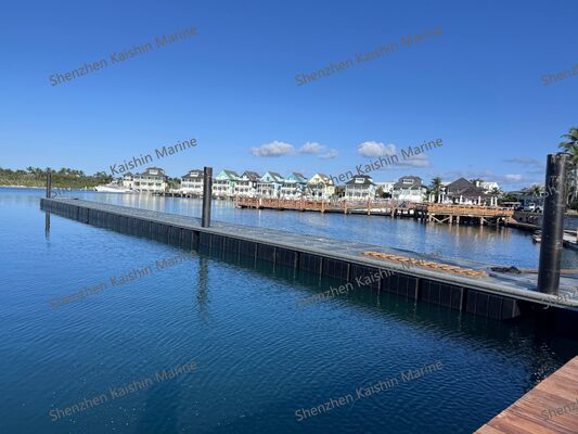 Scratch Resistant Floating Pontoon Finger Dock with Marine-grade Aluminum Alloy 6061 T6 and Customized Size for Marina Dock
