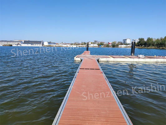 Taşınabilir Alüminyum Alaşımlı Yüzer Ponton Yürüyüş Yolu Marina Yat Teknesi Yüzer İskeleleri İçin