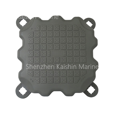 Mavi Taşınabilir Yüzer Platform Marina Yat Teknesi Jet Ski Yüzer İskele HDPE Küpleri