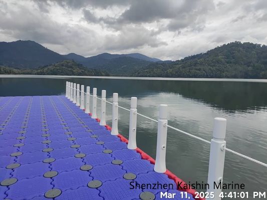 Modüler Rıhtımlar İçin UV Stabilize ve Korozyona Dayanıklı Aletsiz Montajlı HDPE Yüzer Ponton Küpleri